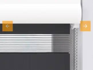 Polster | Vorhänge und Jalousien Neues Duo-Rollo 220 x 175