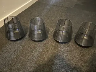 4 kaars houders
