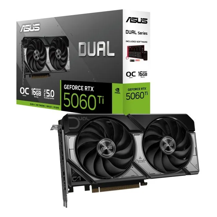 Grafikkarten ASUS DUAL GEFORCE RTX 5060 TI 16 GB OC EDITION – GRAFIKKARTE