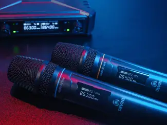 Microfoons Devine WMD-50 Duo draadloos handheld systeem