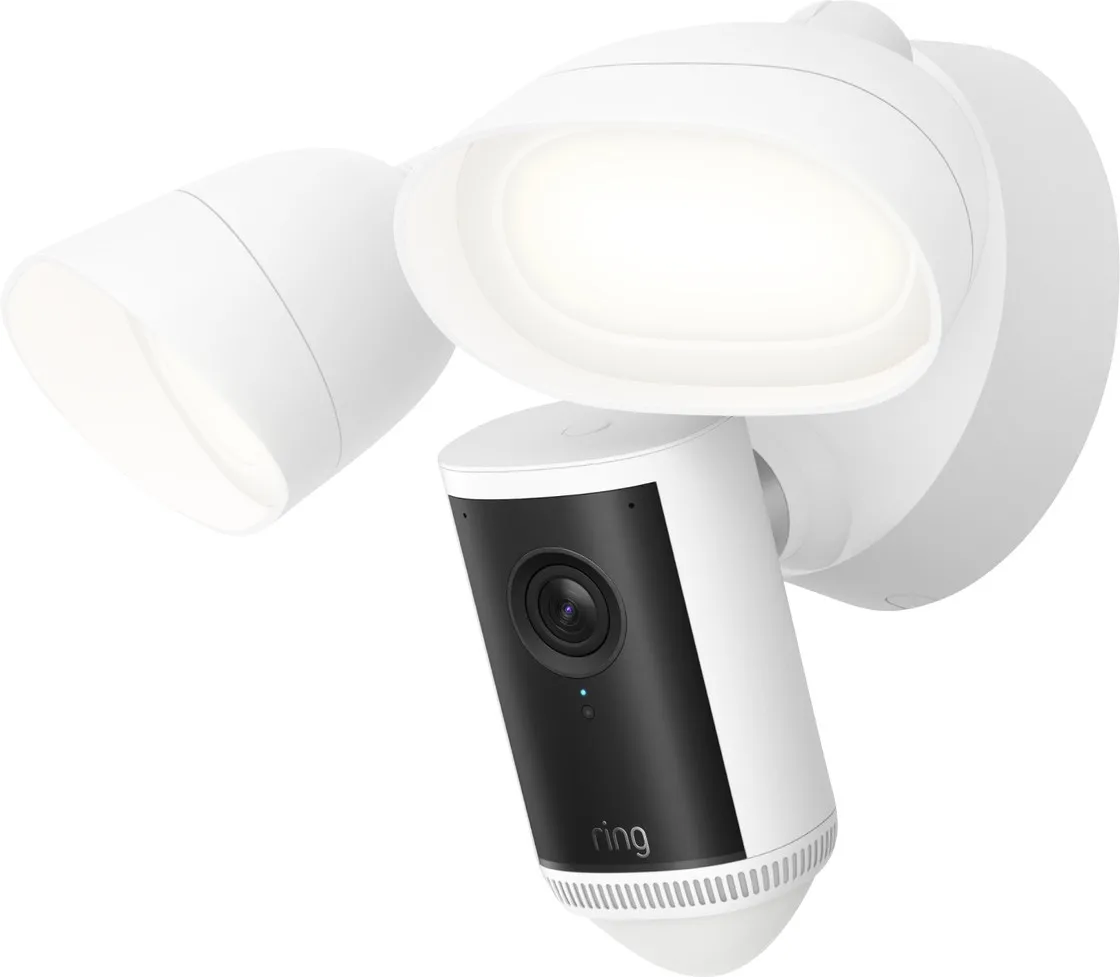 Videobewakingsapparatuur Ring Floodlight Camera Wired Pro 2e Generatie Wit