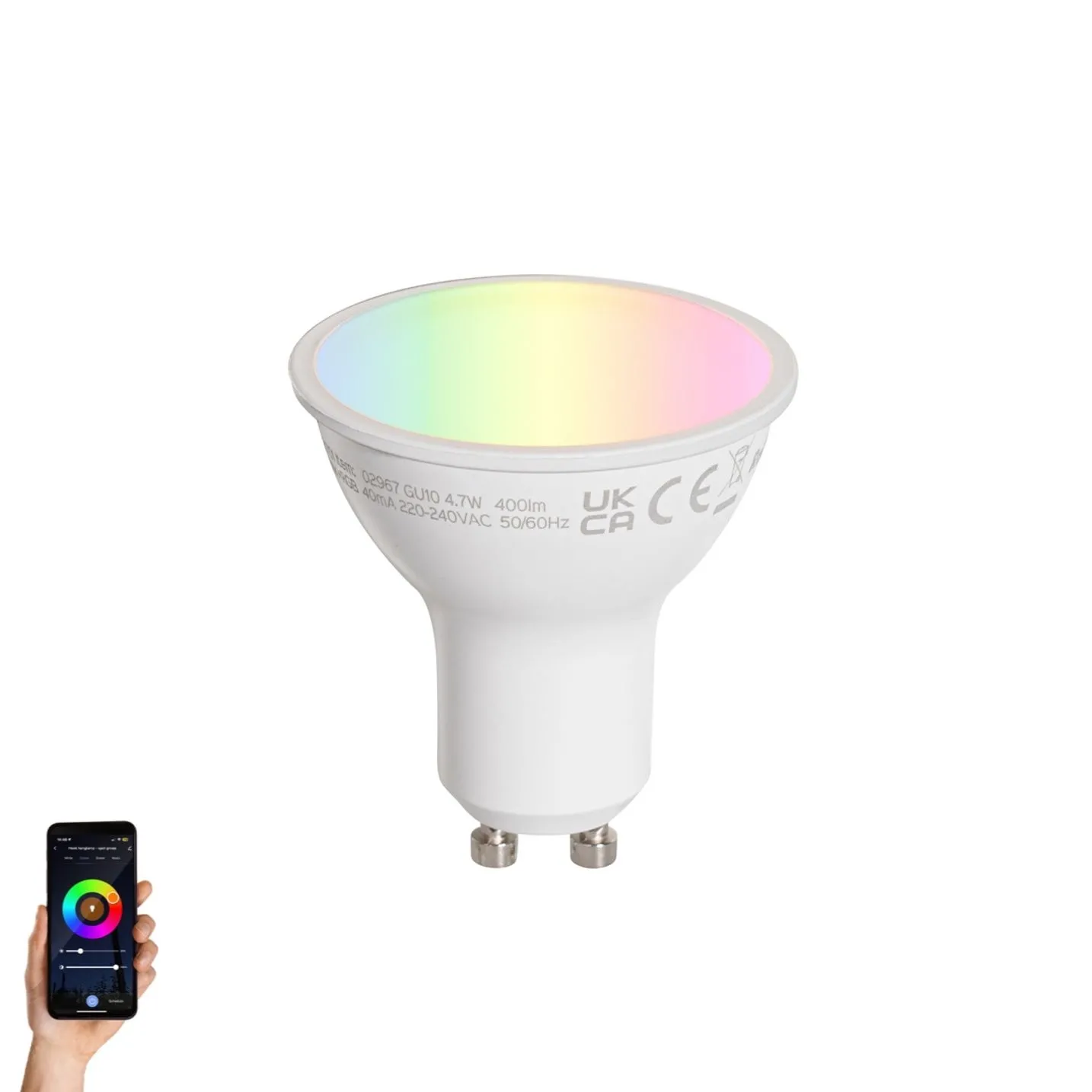 Lampen | Overige Smart GU10 50mm LED lamp helder