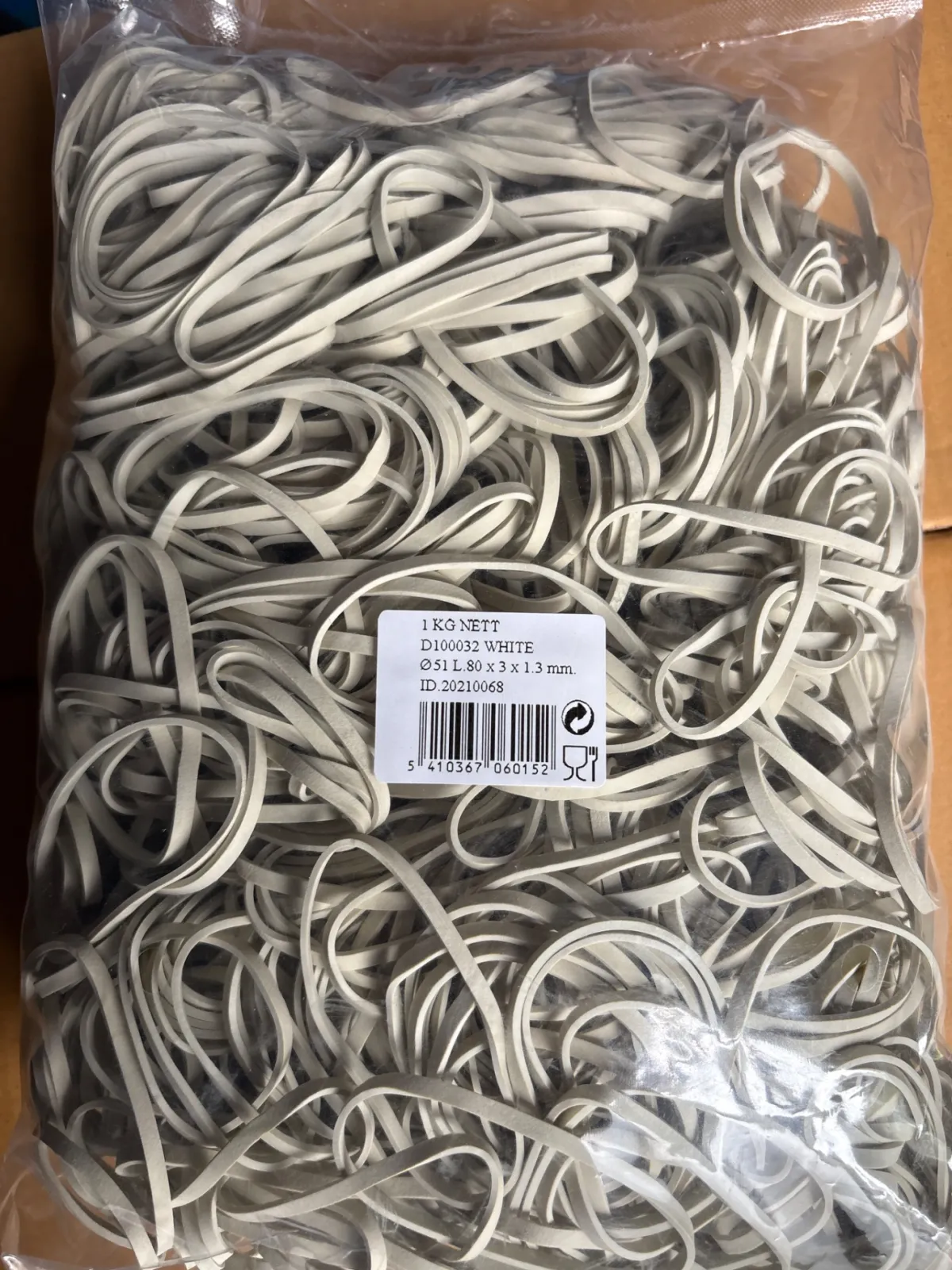 Various Advertisements 1 kg of rubber bands